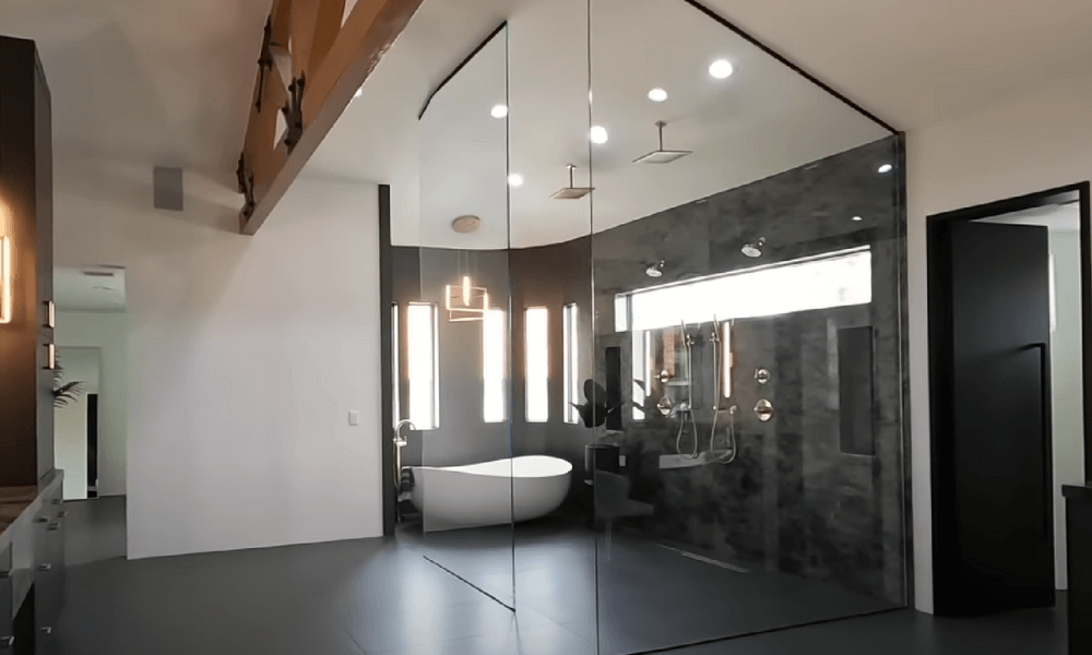 HUGE Shower in $5M Vegas Mansion
