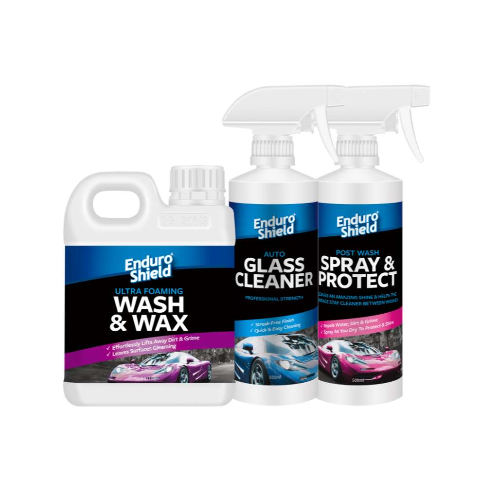 Effortless Car Wash & Protection Bundle – Shine, Repel, & Protect