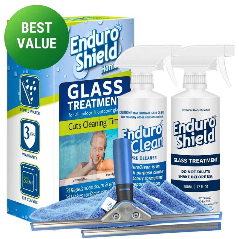 enduroshield glass water repellent glass treatment