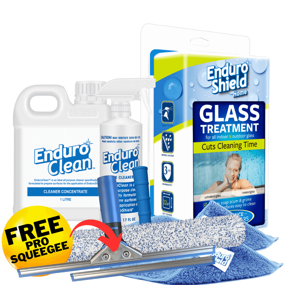 EnduroShield Home Easy Clean Treatment 125ml Kit For Glass Showers