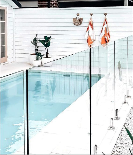 EnduroShield treated glass pool fence