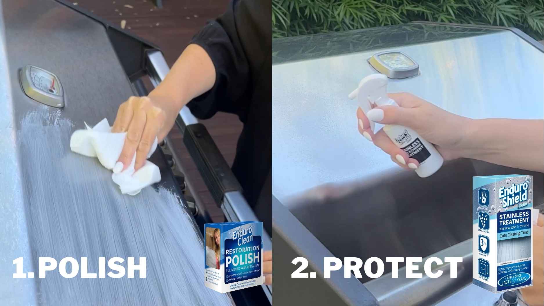 polish bbq back to new and protect it to make it easy to clean