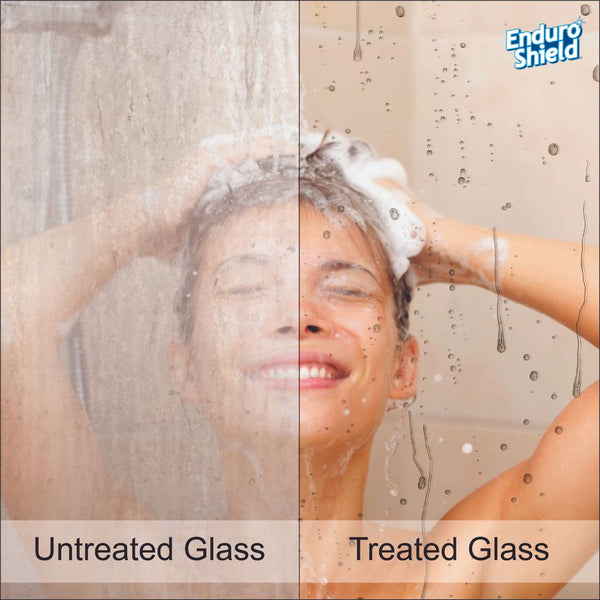 EnduroShield glass treatment kit with cleaner and coating for showers 